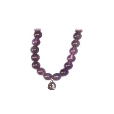 Bracelet perles ETERNiTE (恒) en AMéThYSTE 6mm