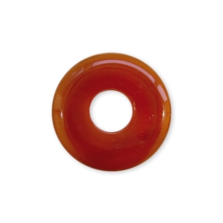 Pendentif Pi ou DONUT en agate (d3cm)