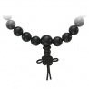 Bracelet mala en ONYX NOiR perles 8mm