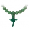 Bracelet mala en JAdE AVENTURiNE perles 8mm