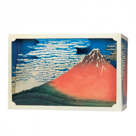 Tatebanko Le Fuji Rouge (Hokusai)