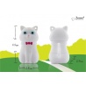 Clé USB silicone ChAT BLANC (8Go)