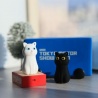 Clé USB silicone ChAT BLANC (8Go)