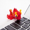 Clé USB silicone DRAGON JAUNE (8Go)