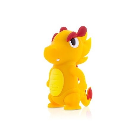 Clé USB silicone DRAGON JAUNE (8Go)