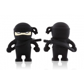 Clé USB silicone NiNJA NOiR (8Go)