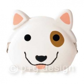 Porte-monnaie mimi POCHi Friends BULL TERRiER en silicone