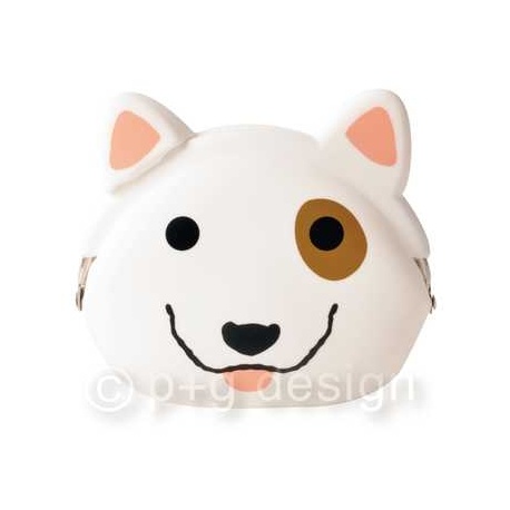 Porte-monnaie mimi POCHi Friends BULL TERRiER en silicone