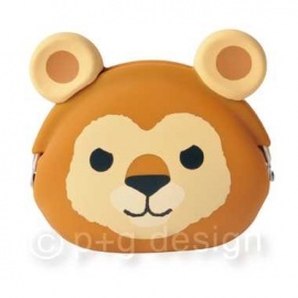 Porte-monnaie mimi POCHi Friends LiON ライオン en silicone