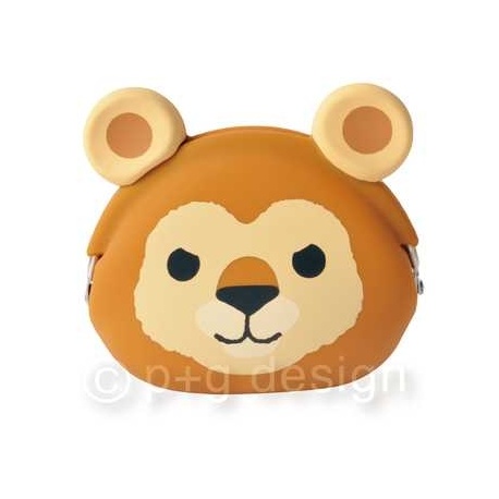 Porte-monnaie mimi POCHi Friends LiON en silicone