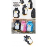 Porte-monnaie mimi POCHi Friends 3D PENGUiN noir en silicone