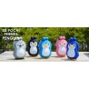 Porte-monnaie mimi POCHi Friends 3D PENGUiN noir en silicone