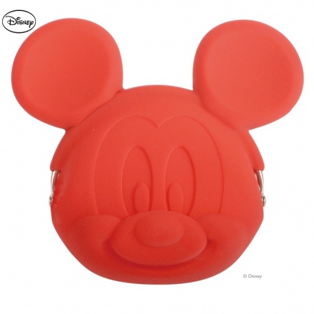 Porte-monnaie POCHi Disney MiCKEY rouge en silicone