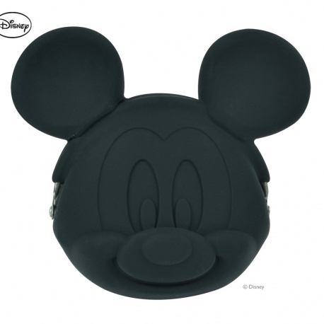 Porte-monnaie POCHi Disney MiCKEY noir en silicone