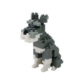 nanoblock mini SChNAUZER (+ de 140 pièces) [NBC_120]