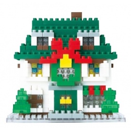 nanoblock monument MAiSON de NOëL (Laponie) (+ de 470 pièces)