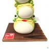 Totem Fukugasane KERO en argile blanche (h16.5cm)