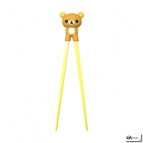 Baguettes enfant OURS BRUN en silicone (21.5cm)