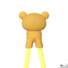 Baguettes enfant OURS BRUN en silicone (21.5cm)