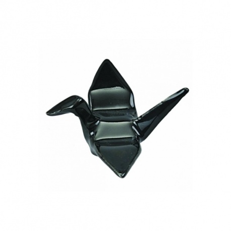 Porte-baguettes ORiGAMi en porcelaine noir