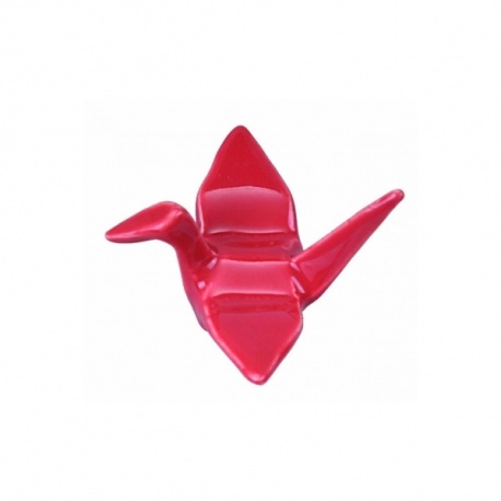 Porte-baguettes ORiGAMi en porcelaine rouge