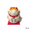 Culbuto Maneki Neko doré TiGRé (h8.5cm)