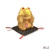 Tirelire Maneki neko DORé en porcelaine (h10.5cm)