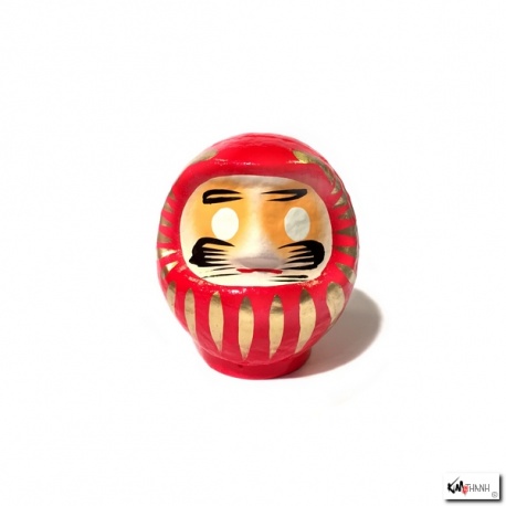 Daruma en papier mâché (h9.5cm)