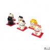 Maneki Neko MiNi en porcelaine japonaise (h2.4cm)