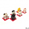 Maneki Neko MiNi en porcelaine japonaise (h2.4cm)