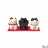 Maneki Neko MiNi en porcelaine japonaise (h2.4cm)