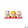 Maneki Neko MiNi en porcelaine japonaise (h2.4cm)