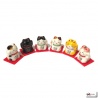 Maneki Neko MiNi en porcelaine japonaise (h2.4cm)