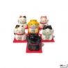 Maneki Neko MiNi en porcelaine japonaise (h2.4cm)