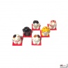 Maneki Neko MiNi en porcelaine japonaise (h2.4cm)