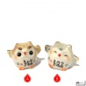 Chouette MiNi en porcelaine japonaise (h2.4cm)