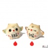 Chouette MiNi en porcelaine japonaise (h2.4cm)