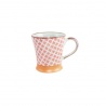 Mug en céramique japonaise TREFLE rouge 25cl