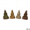 Bouddha ShAKYAMUNi en laiton vert-de-gris (h5.5cm)