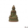 Bouddha ShAKYAMUNi en laiton vert-de-gris (h5.5cm)