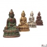 Bouddha ShAKYAMUNi en laiton argenté (h5.5cm)