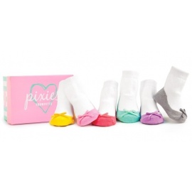 6 chaussettes pour bébé assortis PiXiES PASTEL (0 à 12 mois)