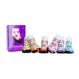 6 chaussettes pour bébé assortis MARiSSA'S (0 à 12 mois)