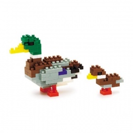 nanoblock mini CANARD COLVERT (+ de 110 pièces) [NBC_061]