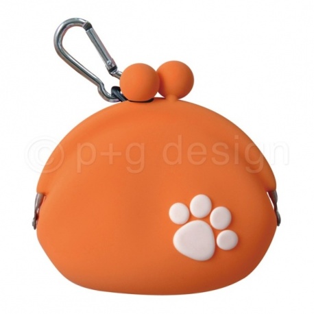 Porte-monnaie POChi'S POChi orange en silicone