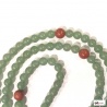 Collier mala en jade aventurine 108 perles de 8mm