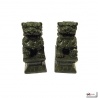 Chiens de Foo en jade (h12cm)