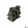 Chiens de Foo en jade (h12cm)