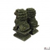 Chiens de Foo en jade (h15cm)