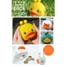 Porte-monnaie mimi POCHi Friends 3D DUCK BLANC en silicone